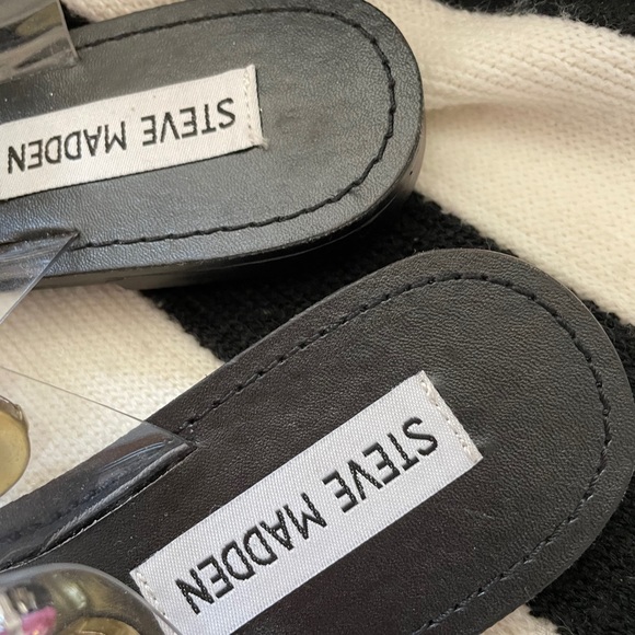 Steve Madden Shani rhinestone clear sandals - Picture 5 of 7